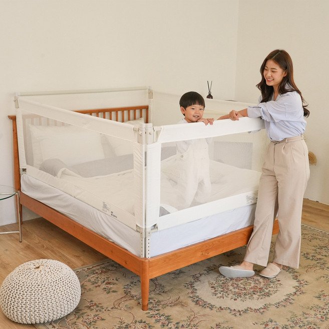 BBZ 11종 침대가드 낙상방지 유아 안전가드 (KC인증), V3침대가드-52그레이