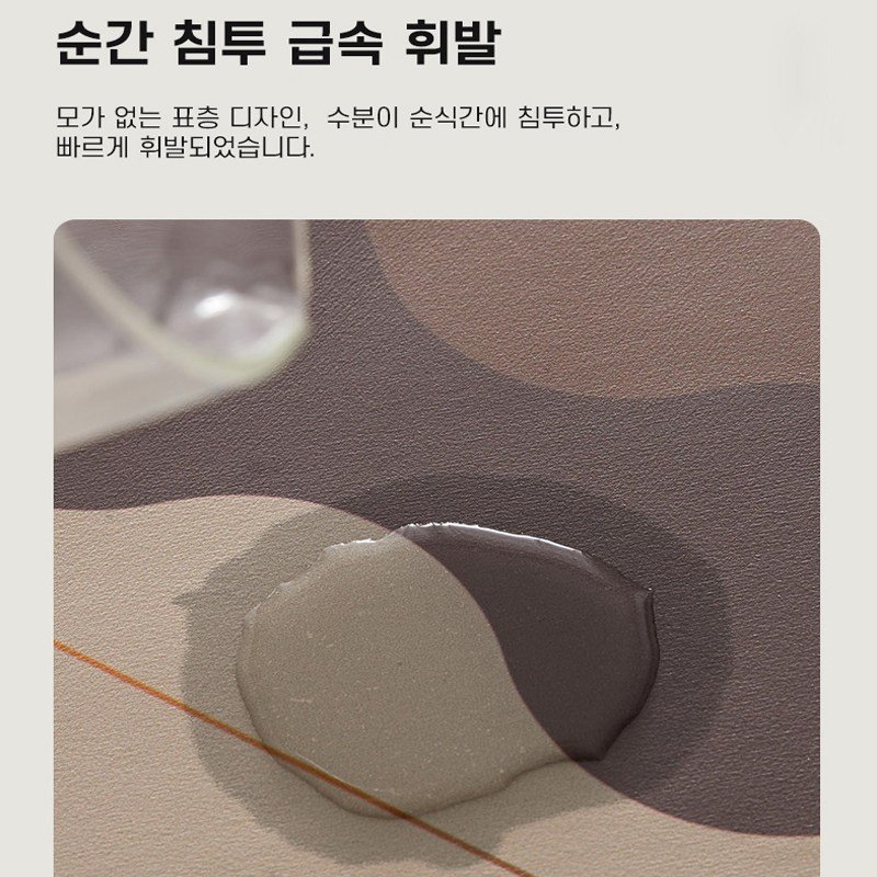 ZOZOFO 세탁기 방수 매트 건조기 드럼세탁기 방수 커버 덮개 매트 냉장고 상단 방진패드, 로맨틱 가든할인 상세 이미지 1