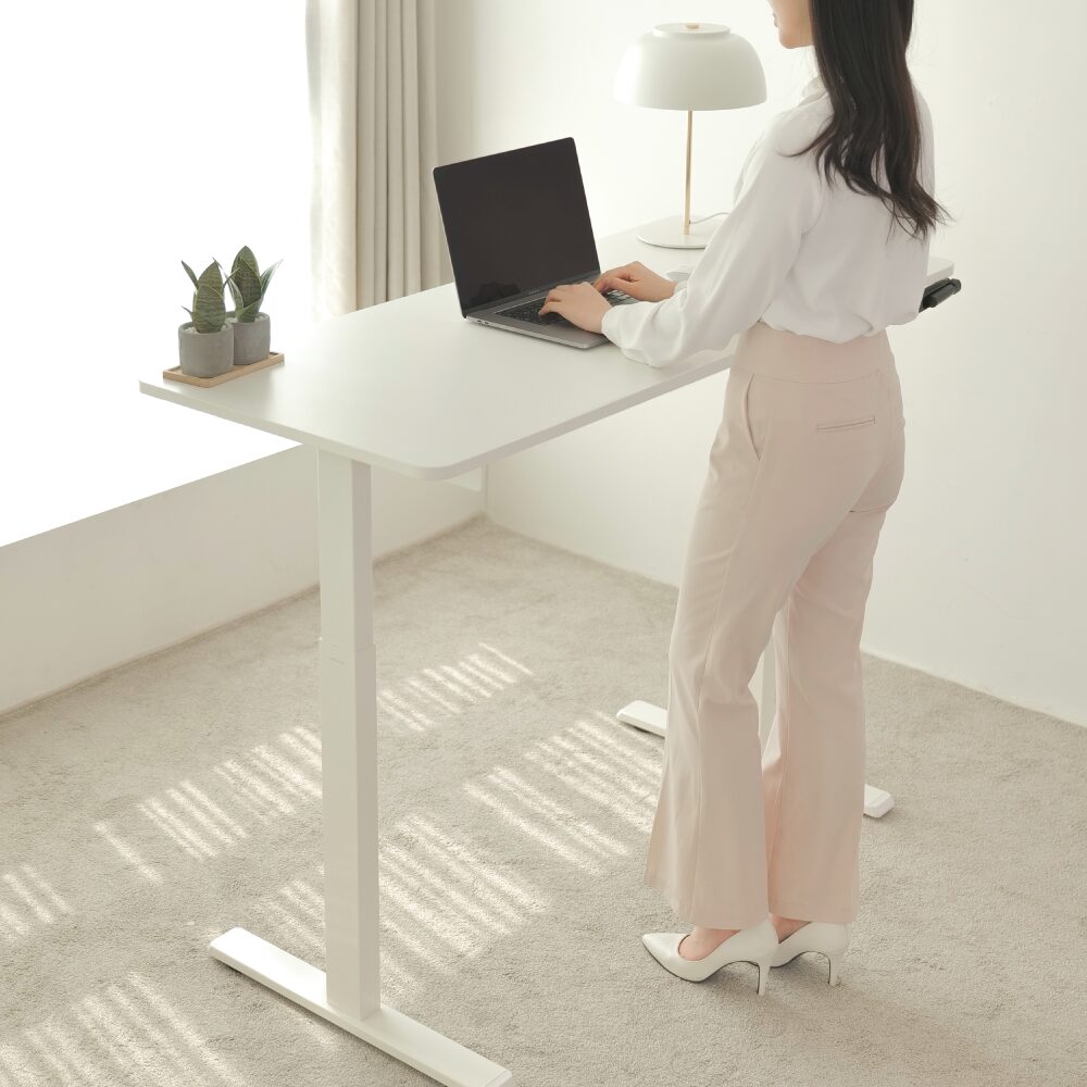 루나랩 수동 모션데스크, 화이트 상세 이미지 1