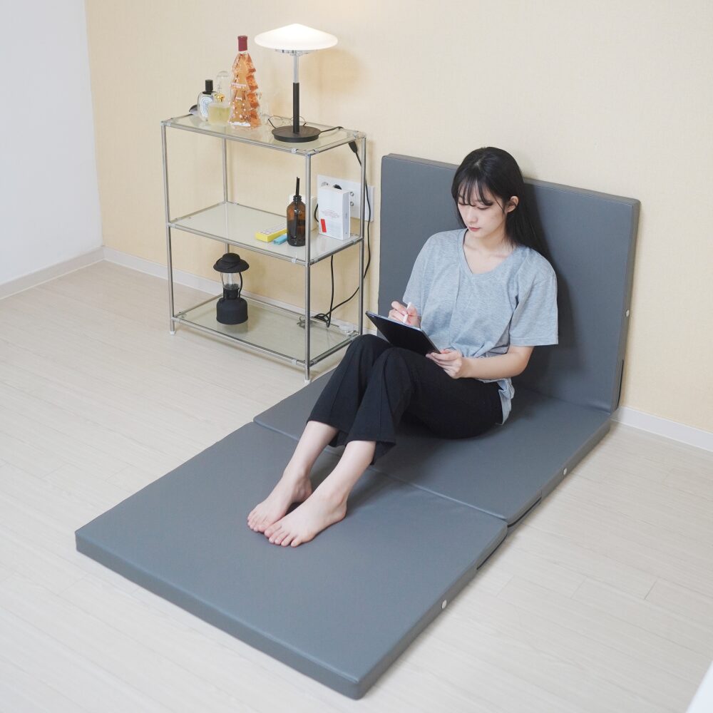 허리디스크 마블폼 매트리스 허리에좋은 단단한 토퍼 딱딱한 허리편한 탄탄한 하드 접이식 3단 매트리스 상세 이미지 1