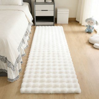 Kismetic 극세사 카페트 앙고라 양털 러그 80 x 200 cm 침실 거실 카페트 극세사 포근한 터치미 털러그 카페트할인