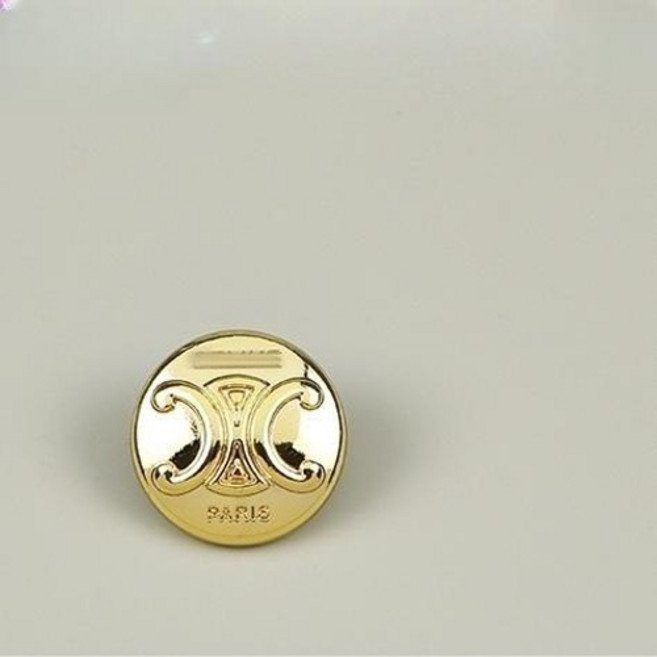 코트단추 고급 자켓단추 골드 예쁜 단추 정장 원피스 금장 6개 18mm, 03.20mm, A.골드 둥근입체 6개