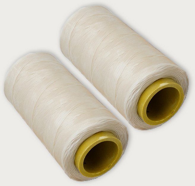 가죽공예 왁스실 초사용 1mm x 220m, 아이보리, 2개
