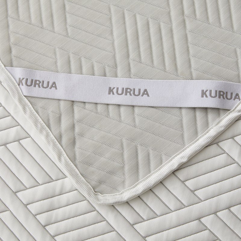 KURUA 100% 쿨잠 쿨매트 여름 냉감 패드 쿨링 냉패드 여름 침대 매트리스 카페트, 화이트할인 상세 이미지 1