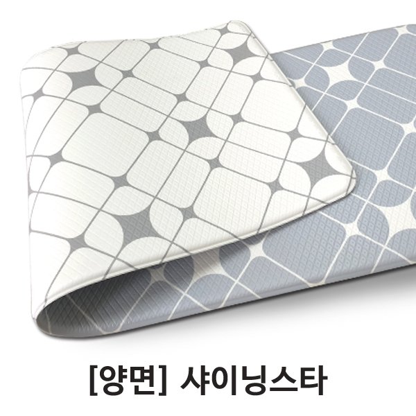 현실남매 북유럽 감성 주방매트, 샤이닝스타, 1개 상세 이미지 1