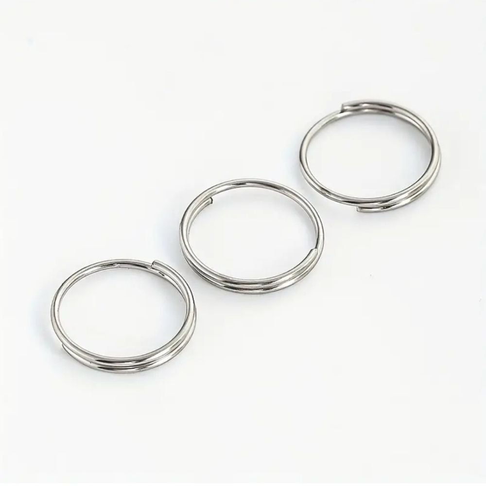 더블링(쌍링/이중링) 7mm / 8mm / 10mm / 12mm / 15mm (20개), 1개, 실버 7mm 상세 이미지 1