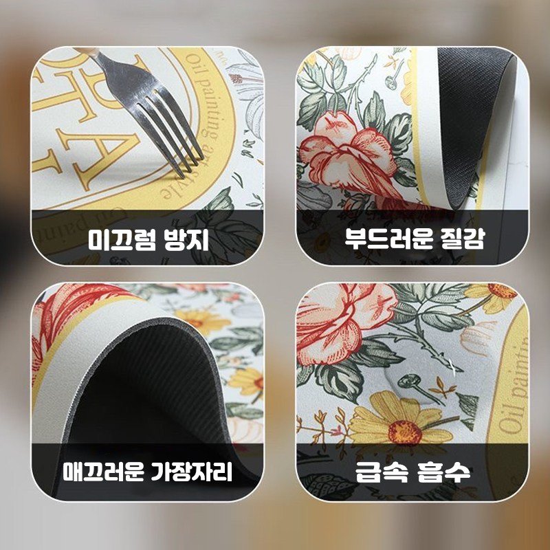 ZOZOFO 세탁기 방수 매트 건조기 드럼세탁기 방수 커버 덮개 매트 냉장고 상단 방진패드, 하계 계절풍할인 상세 이미지 1
