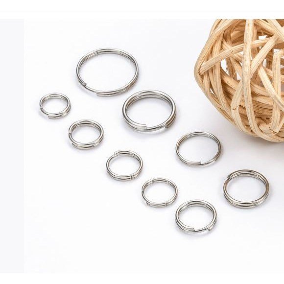 더블링(쌍링/이중링) 7mm / 8mm / 10mm / 12mm / 15mm (20개), 1개, 실버 7mm 상세 이미지 1
