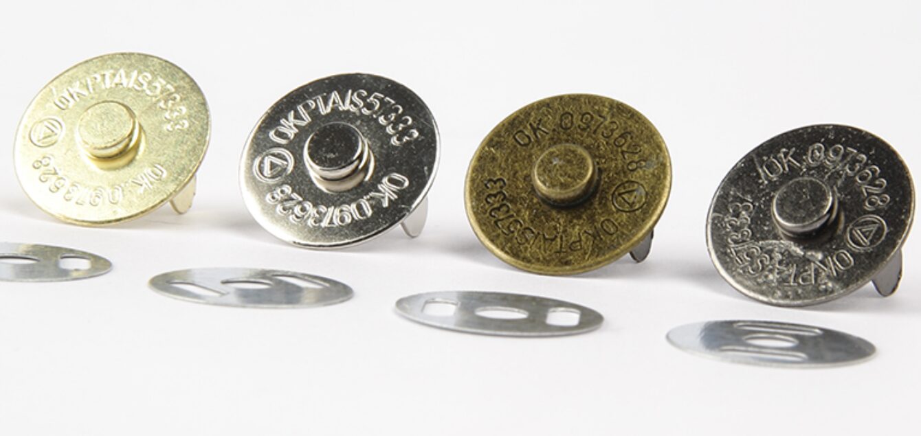 발자석 스냅단추 18mm, 은색, 8개 상세 이미지 1